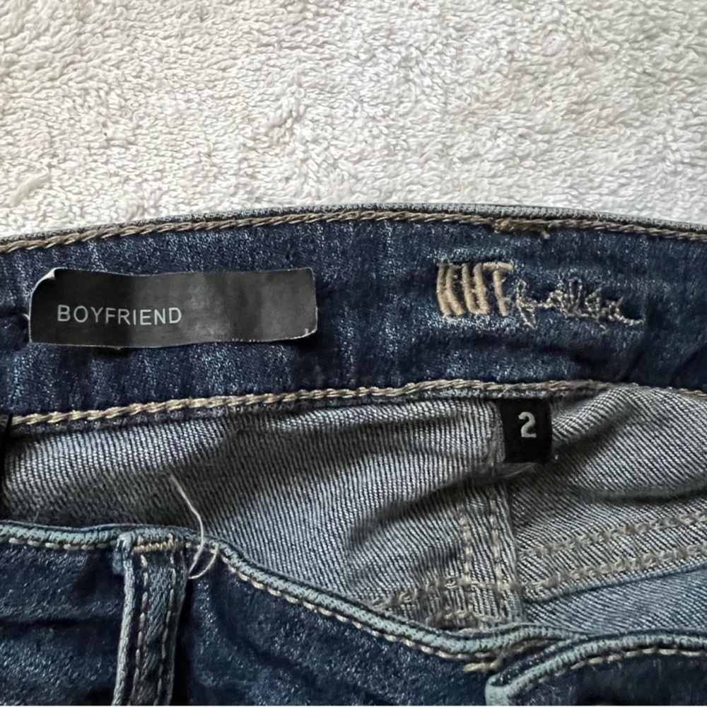 Kut From The Kloth Boyfriend Distressed Jeans Size 2 - Picture 6 of 8